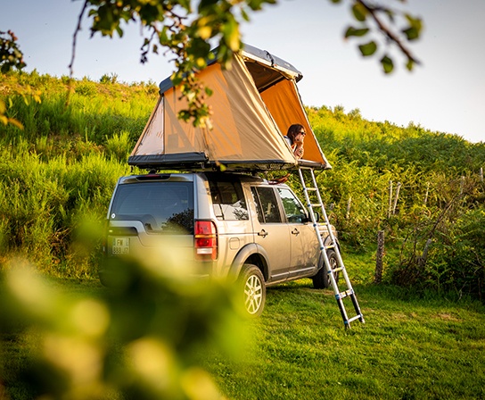 Location de tente de toit pour voiture